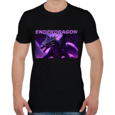PRINTFASHION enderdragon irl minecraft - Férfi póló - Fekete férfi póló