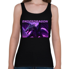 PRINTFASHION enderdragon irl minecraft - Női atléta - Fekete női trikó