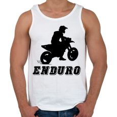 PRINTFASHION Enduro  - Férfi atléta - Fehér