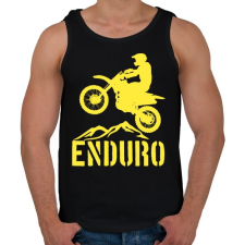 PRINTFASHION Enduro - Férfi atléta - Fekete atléta, trikó