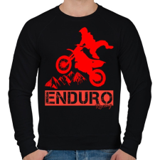 PRINTFASHION Enduro - Férfi pulóver - Fekete férfi pulóver, kardigán
