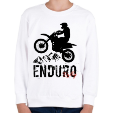 PRINTFASHION Enduro  - Gyerek pulóver - Fehér gyerek pulóver, kardigán