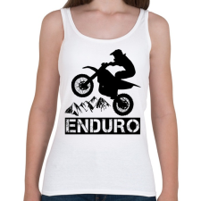 PRINTFASHION Enduro - Női atléta - Fehér női trikó