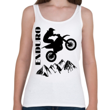 PRINTFASHION Enduro  - Női atléta - Fehér női trikó