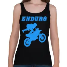 PRINTFASHION Enduro  - Női atléta - Fekete női trikó