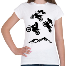 PRINTFASHION enduro - Női póló - Fehér női póló