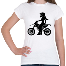 PRINTFASHION enduroscsaj - Női póló - Fehér női póló