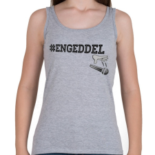 PRINTFASHION #ENGEDDEL - Női atléta - Sport szürke női trikó