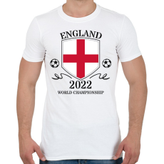 PRINTFASHION England 2022 - Férfi póló - Fehér