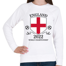 PRINTFASHION England 2022 - Női pulóver - Fehér női pulóver, kardigán