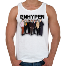 PRINTFASHION ENHYPEN KPOP - Férfi atléta - Fehér atléta, trikó
