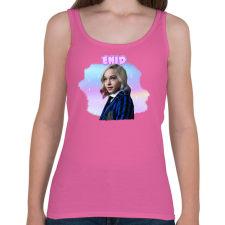PRINTFASHION Enid - csak világos színek - Női atléta - Rózsaszín női trikó
