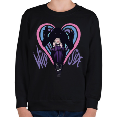 PRINTFASHION Enid Sinclair Wild Side - Gyerek pulóver - Fekete