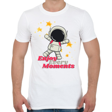 PRINTFASHION Enjoy Every Moments - Férfi póló - Fehér