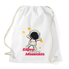PRINTFASHION Enjoy Every Moments - Sportzsák, Tornazsák - Fehér atléta, trikó