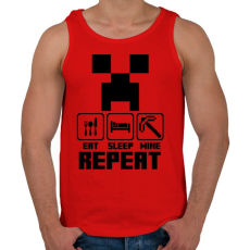 PRINTFASHION Enni, Aludni, Craftolni - Férfi atléta - Piros