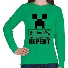 PRINTFASHION Enni, Aludni, Craftolni - Női pulóver - Zöld