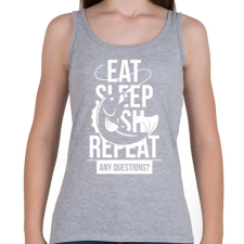 PRINTFASHION Enni, aludni, pecázni - Női atléta - Sport szürke női trikó