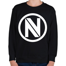 PRINTFASHION Envyus logo - Gyerek pulóver - Fekete
