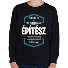 PRINTFASHION Építész prémium minőség - Gyerek pulóver - Fekete gyerek pulóver, kardigán