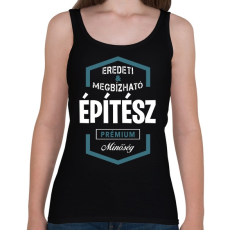 PRINTFASHION Építész prémium minőség - Női atléta - Fekete