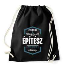 PRINTFASHION Építész prémium minőség - Sportzsák, Tornazsák - Fekete tornazsák