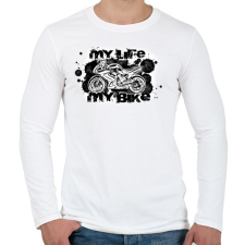 PRINTFASHION er622fh - Férfi hosszú ujjú póló - Fehér férfi póló