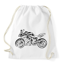 PRINTFASHION er6f2 - Sportzsák, Tornazsák - Fehér tornazsák