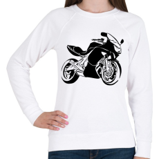 PRINTFASHION er6f - Női pulóver - Fehér