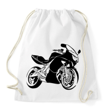 PRINTFASHION er6f - Sportzsák, Tornazsák - Fehér tornazsák