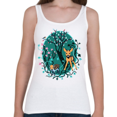PRINTFASHION Erdei állatok - Női atléta - Fehér