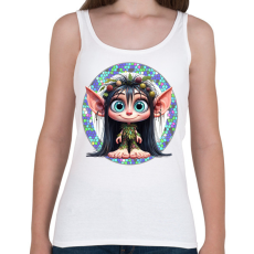 PRINTFASHION Erdei manólány - Női atléta - Fehér