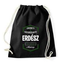 PRINTFASHION Erdész prémium minőség - Sportzsák, Tornazsák - Fekete tornazsák