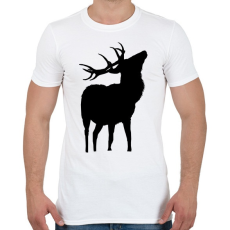 PRINTFASHION Erdők Királya - Férfi póló - Fehér