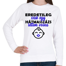 PRINTFASHION Eredetileg csak egy... - Női pulóver - Fehér női pulóver, kardigán