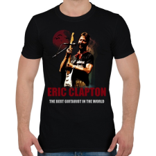 PRINTFASHION ERIC CLAPTON - Férfi póló - Fekete férfi póló