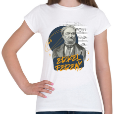 PRINTFASHION Erkel Ferenc - Női póló - Fehér