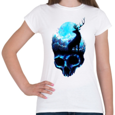 PRINTFASHION Erózió - Női póló - Fehér
