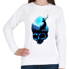 PRINTFASHION Erózió - Női pulóver - Fehér