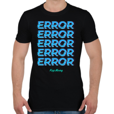 PRINTFASHION ERROR - Férfi póló - Fekete férfi póló