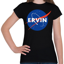 PRINTFASHION Ervin Nasa névnap - Női póló - Fekete női póló
