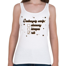 PRINTFASHION Érzékenység szintje - Női atléta - Fehér