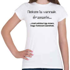 PRINTFASHION érzéseim - Női póló - Fehér női póló