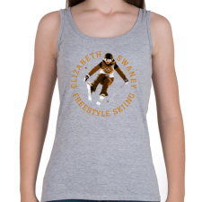 PRINTFASHION Erzsi a sas - Női atléta - Sport szürke női trikó