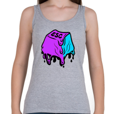 PRINTFASHION ESC olvadás - graffiti - Női atléta - Sport szürke