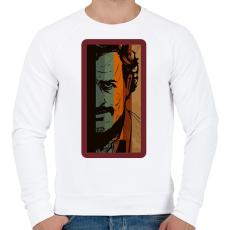 PRINTFASHION Escobar - Férfi pulóver - Fehér