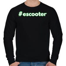 PRINTFASHION #escooter - Férfi pulóver - Fekete férfi pulóver, kardigán