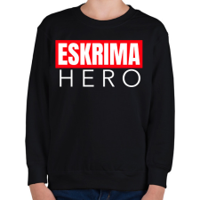 PRINTFASHION ESKRIMA HERO - Gyerek pulóver - Fekete gyerek pulóver, kardigán