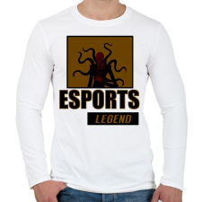 PRINTFASHION ESPORT LEGEND - Férfi hosszú ujjú póló - Fehér férfi póló