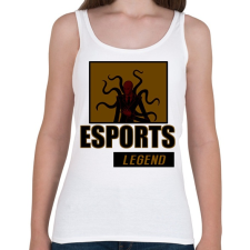 PRINTFASHION ESPORT LEGEND - Női atléta - Fehér női trikó